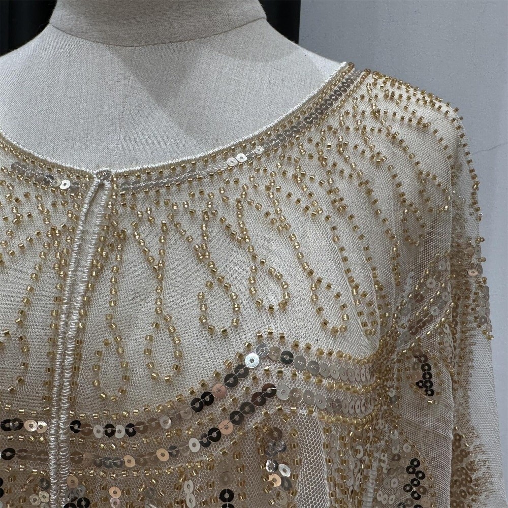 Embroidery Shawl - Chal de Moda Estilo Flapper de