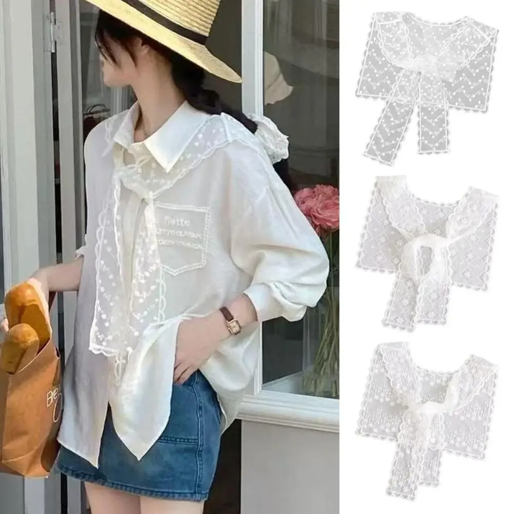 Elegante chal de encaje calado - Embroidery Shawl reseña y precio