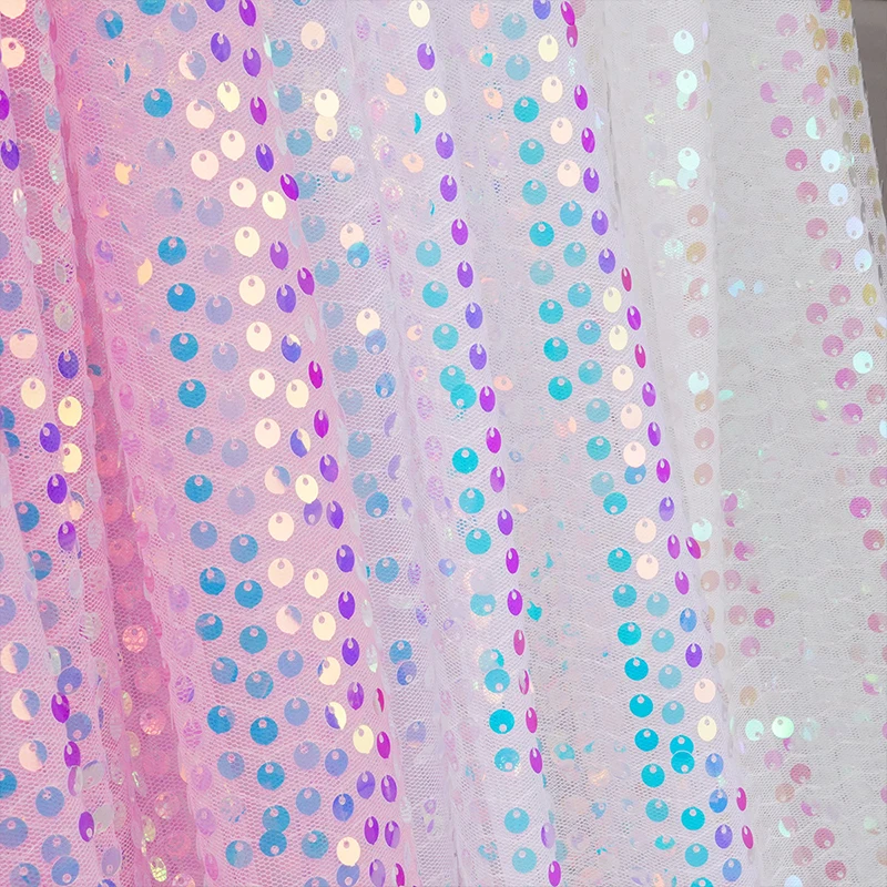 Tela bordada de lentejuelas de - Embroidery Gradient reseña y precio