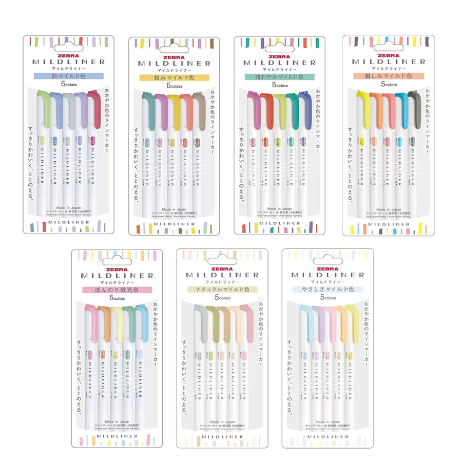 Resaltador Zebra Mildliner Pas - Zebra Pen Mildliner reseña y precio