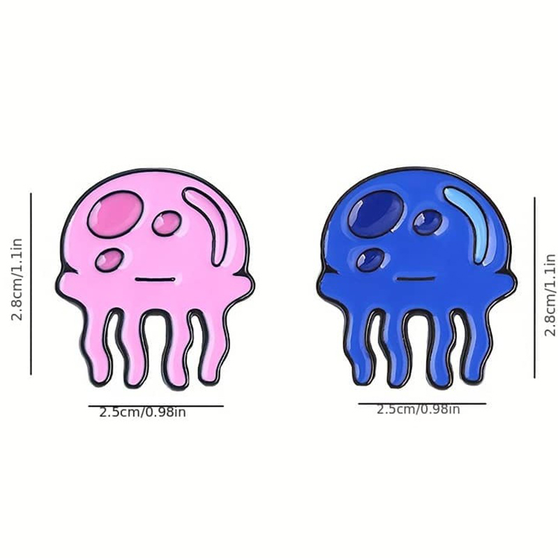 Insignias de Metal de medusas  - Embroidery Fish reseña y precio
