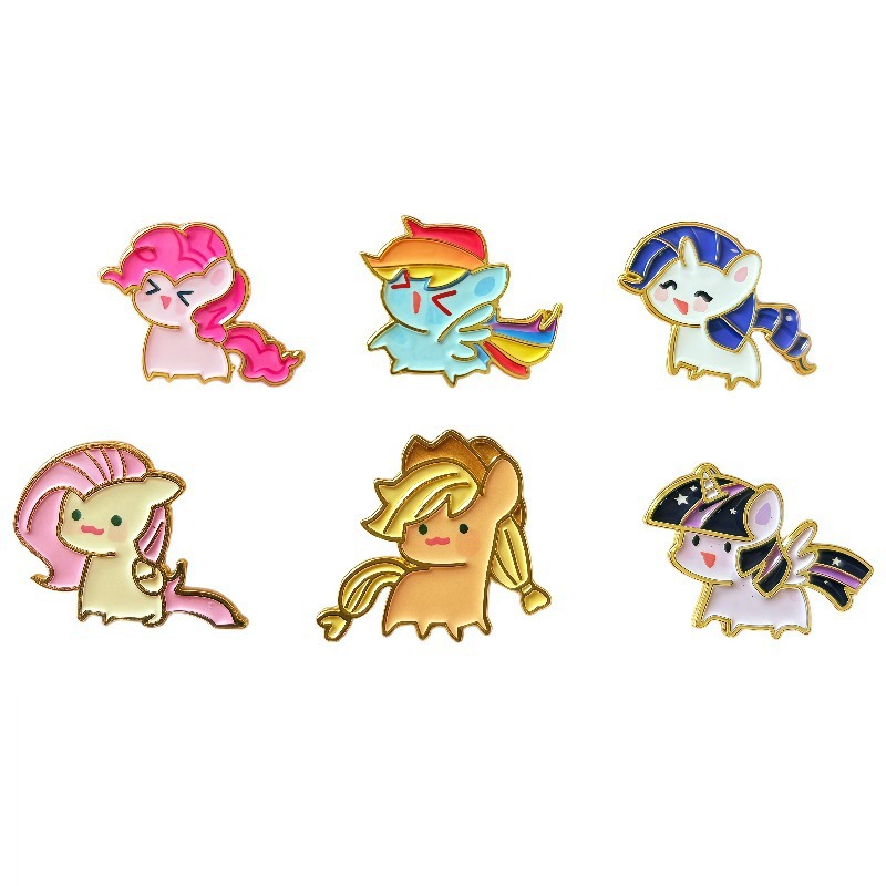 Broche Metálico de My Little P - Embroidery Illustration reseña y precio
