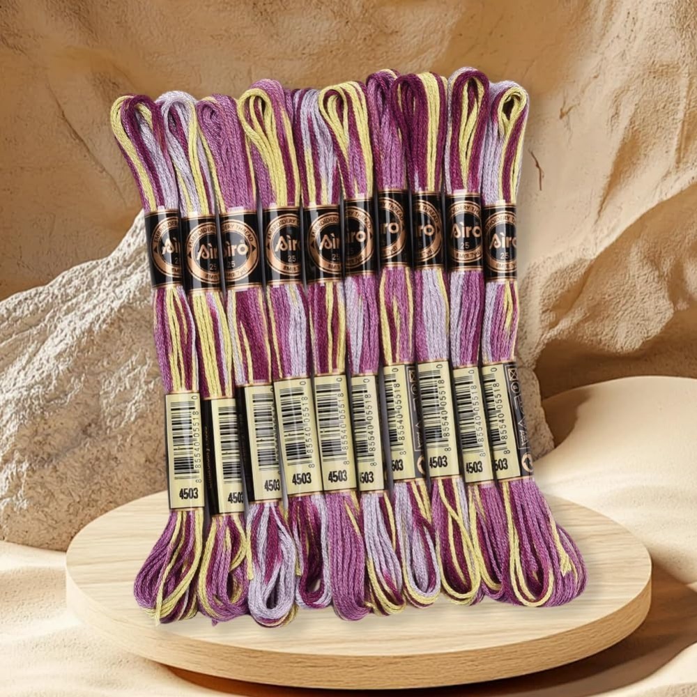 6 hebras de hilo de bordar mor - Embroidery Gradient reseña y precio
