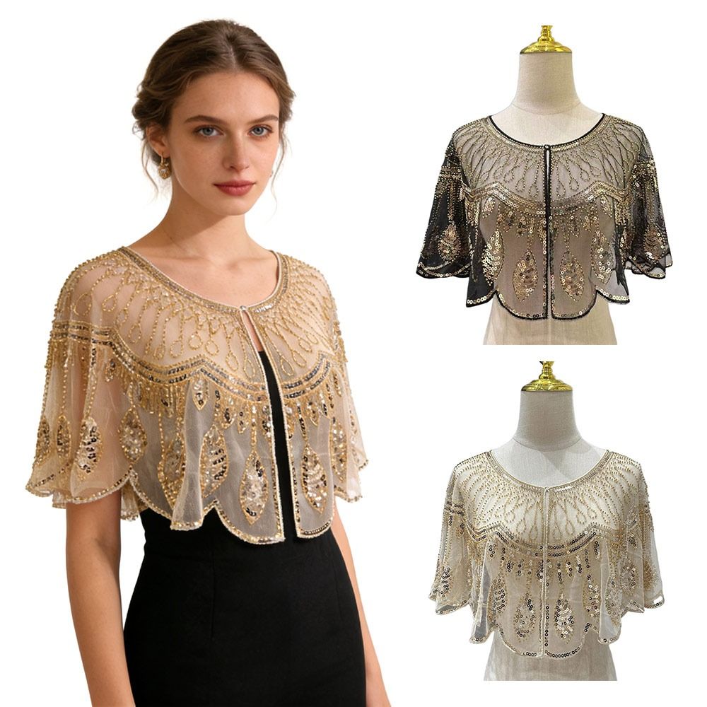 Chal de Moda Estilo Flapper de - Embroidery Shawl reseña y precio
