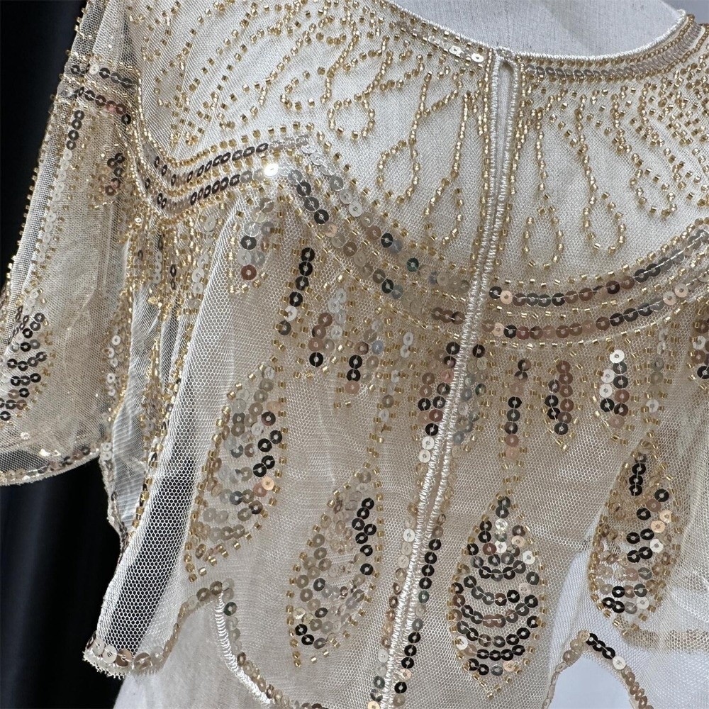 Chal de Moda Estilo Flapper de - Embroidery Shawl reseña y precio