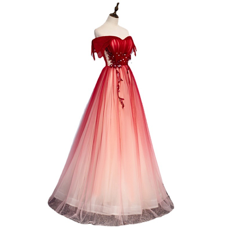 Vestido tostado con tirantes p - Embroidery Gradient reseña y precio