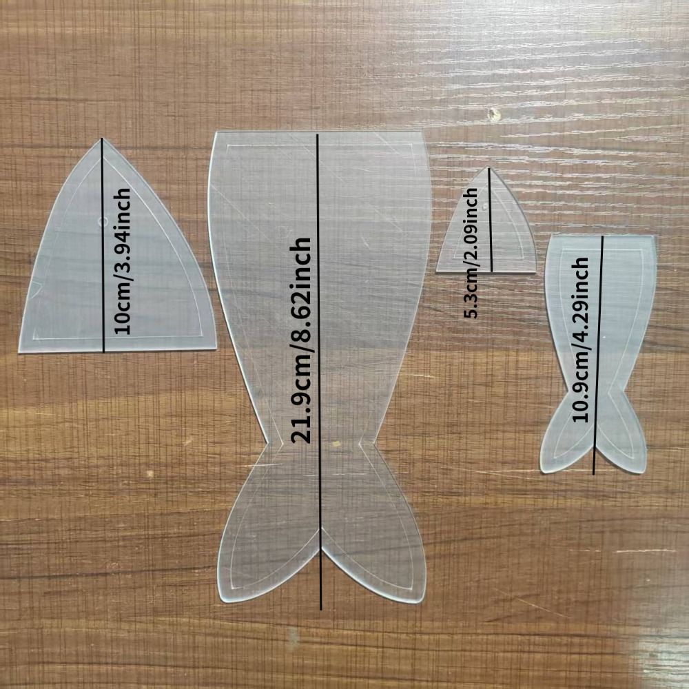 Plantilla de acrílico para aco - Embroidery Fish reseña y precio