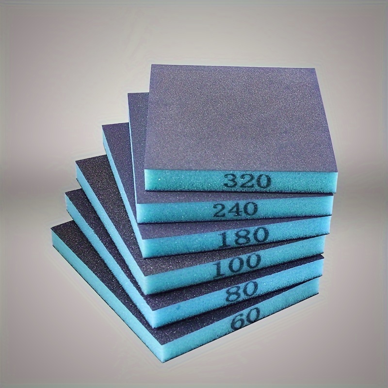6 esponjas de lijado, bloques  - Embroidery Art Painting reseña y precio