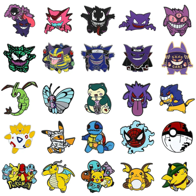 Broche de anime japonés Pokémo - Embroidery Illustration reseña y precio