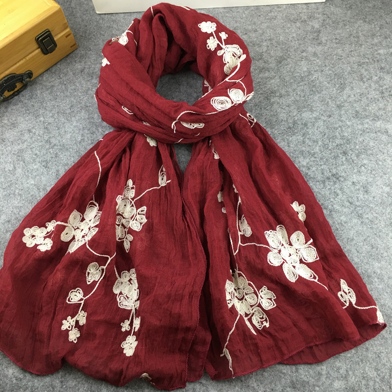 Foulard bordado étnico para mu - Embroidery Shawl reseña y precio