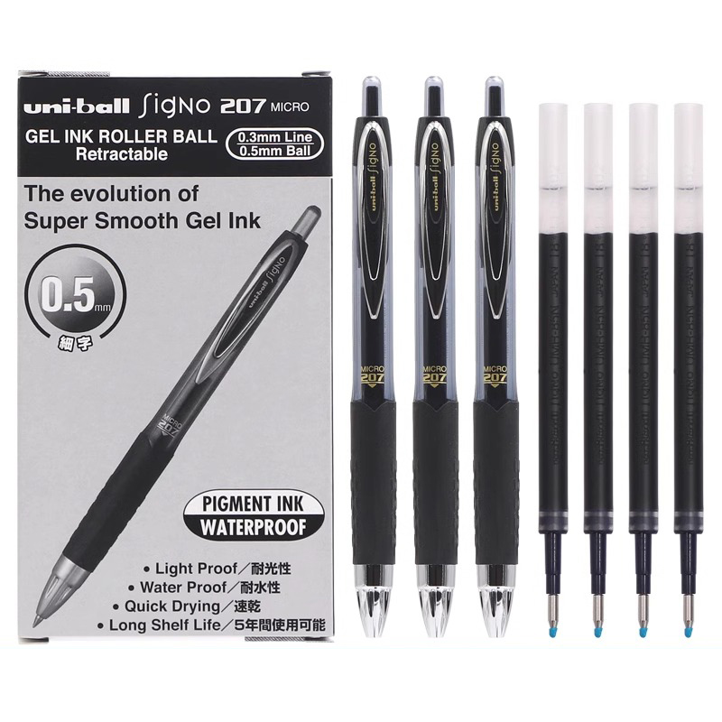 Uni-ball 61256 Signo Gel 207 R - Pentel Pen Energel reseña y precio