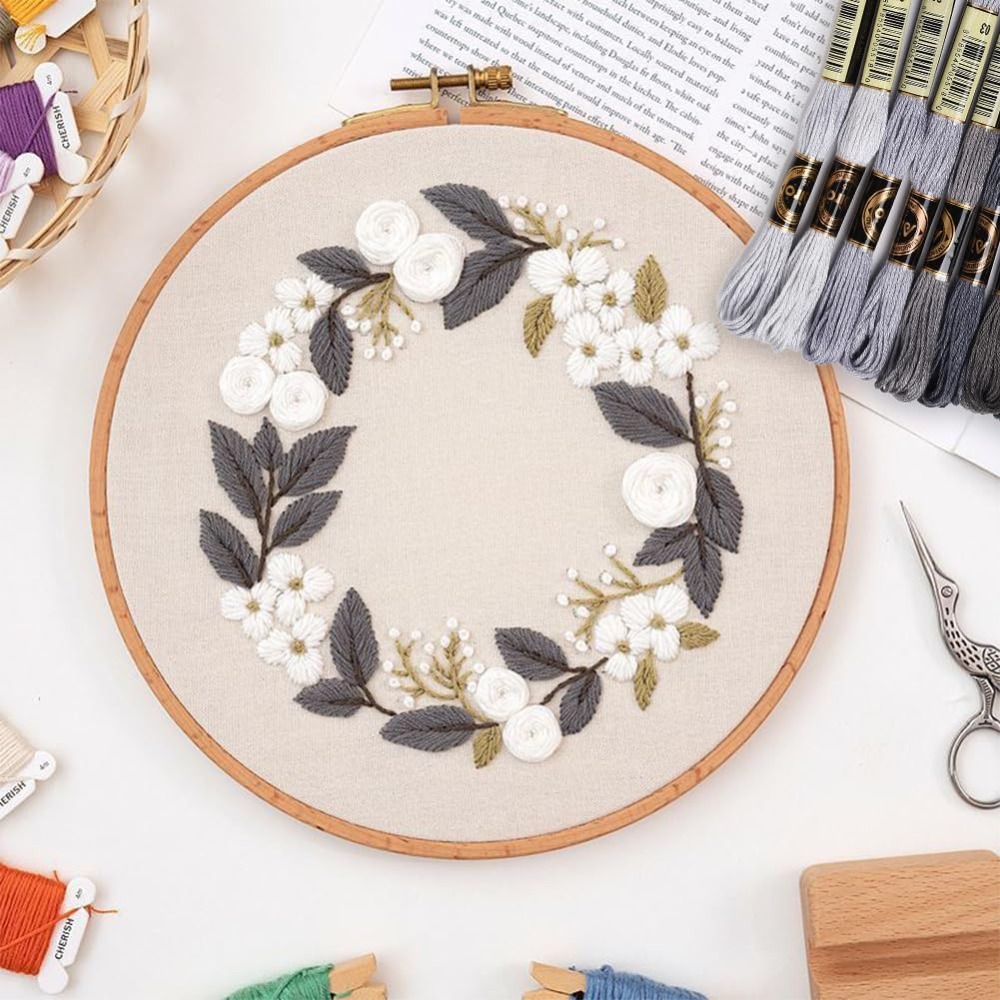 8 ovillos, 70 yardas, pulseras - Embroidery Gradient reseña y precio
