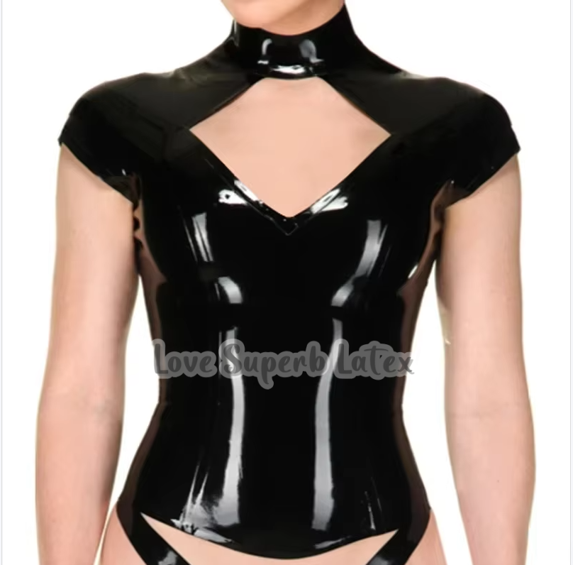 Camisa negra sexi de manga cor - Embroidery Art Painting reseña y precio