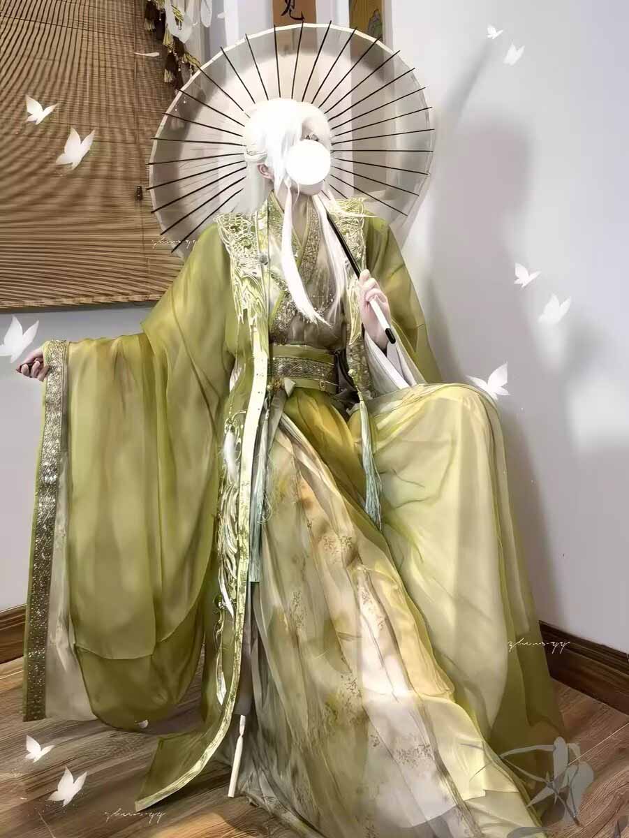 Traje Hanfu de Espadachín Wuxi - Embroidery Gradient reseña y precio
