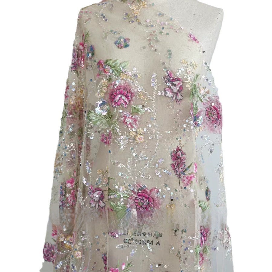 Tela de encaje de lujo con cue - Embroidery Gradient reseña y precio