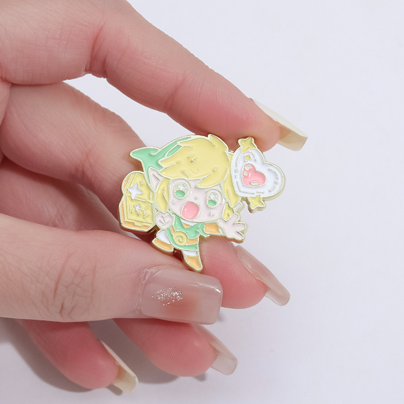 Pins de esmalte de juego de av - Embroidery Illustration reseña y precio