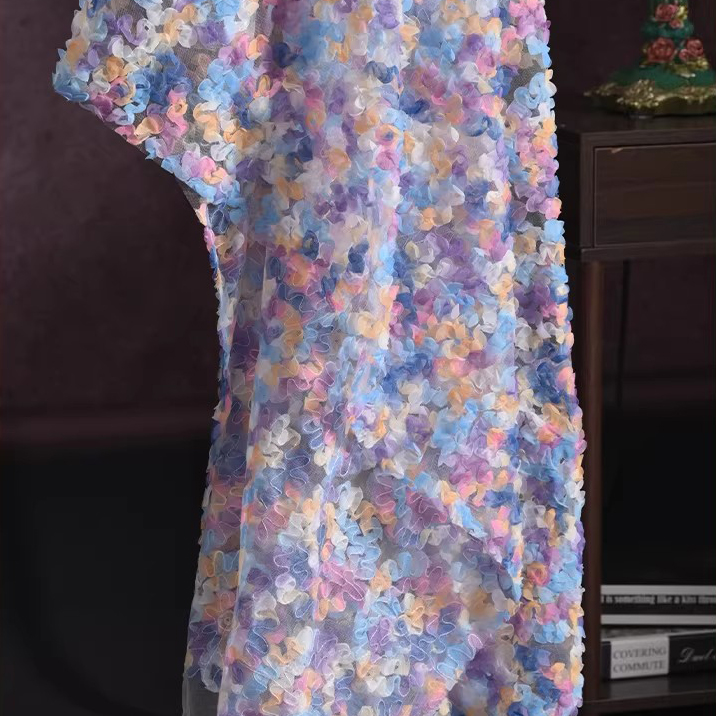 1 yarda de tela de gasa nueva  - Embroidery Gradient reseña y precio