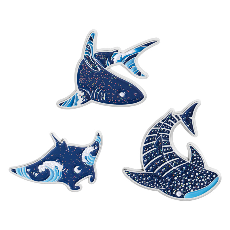 Pins de esmalte de criaturas m - Embroidery Fish reseña y precio