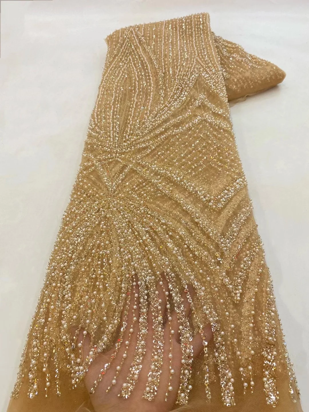 2 yardas de tela de encaje afr - Embroidery Gradient reseña y precio