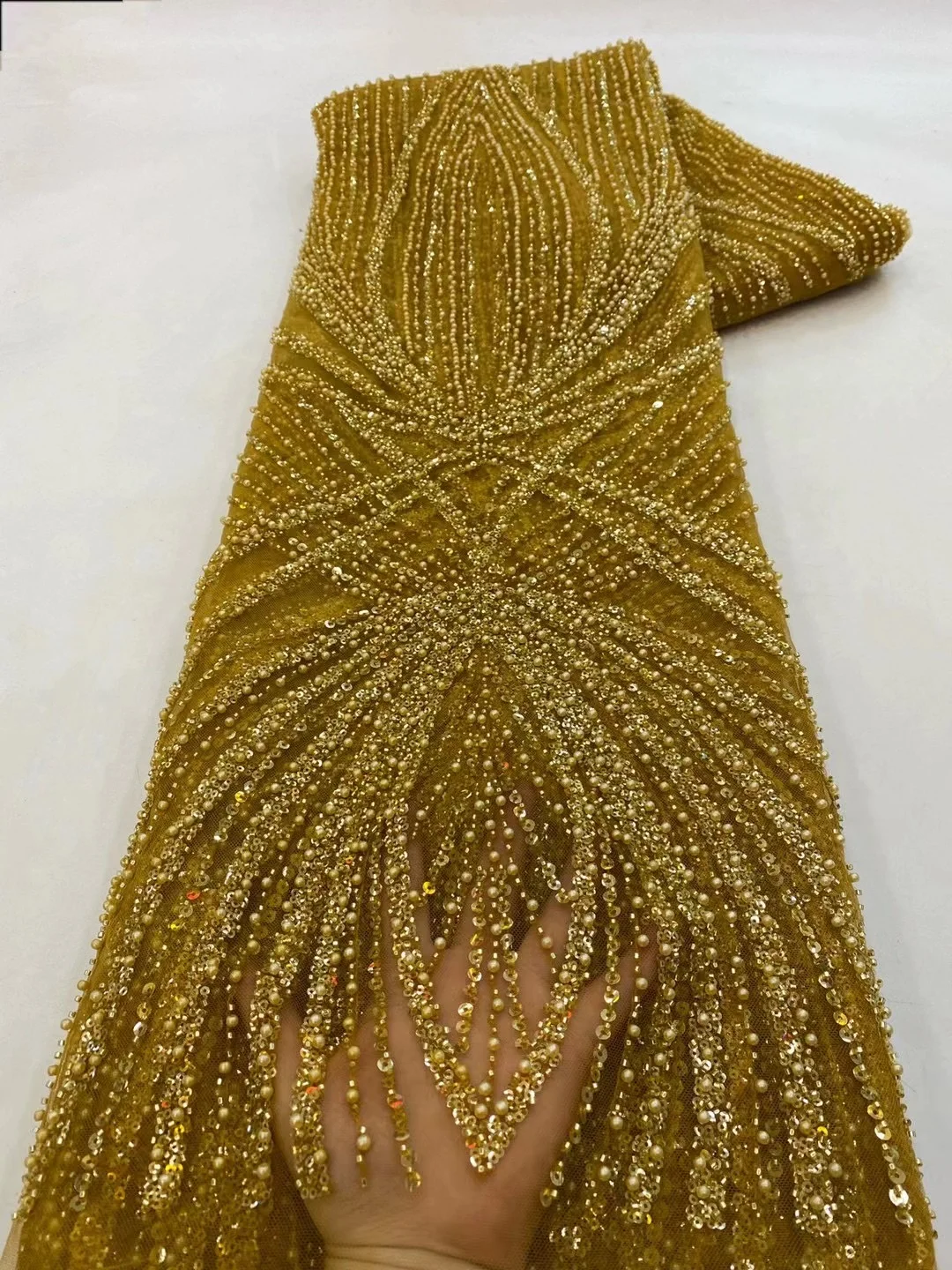 2 yardas de tela de encaje afr - Embroidery Gradient reseña y precio