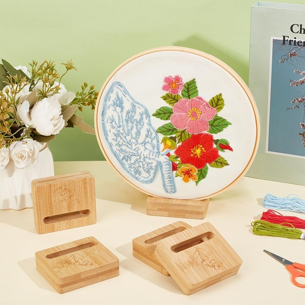 Soporte de exhibición rectangu - Embroidery Hoop Square reseña y precio